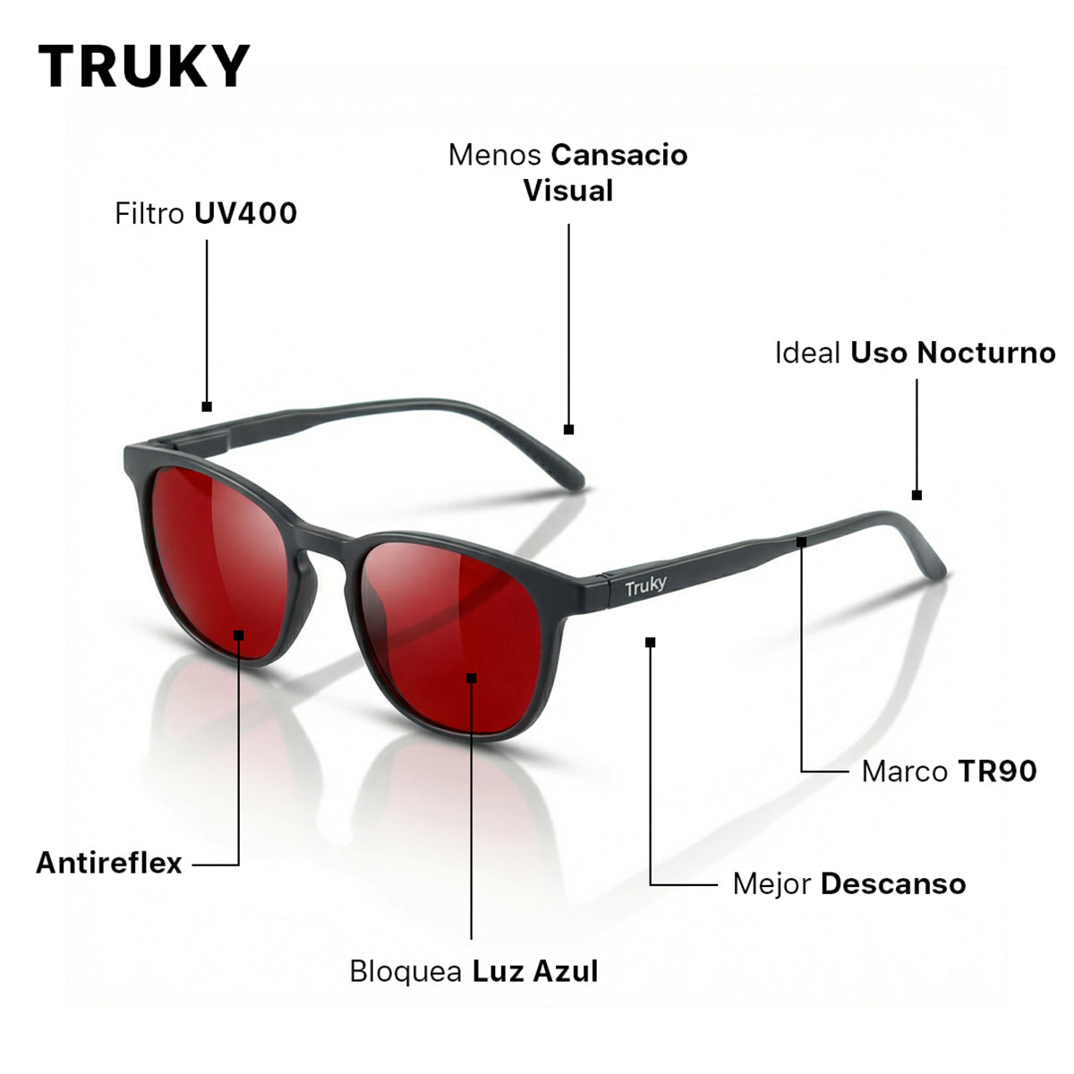 Anteojos TRUKY™ - Terminá el día con energía, no con los ojos quemados